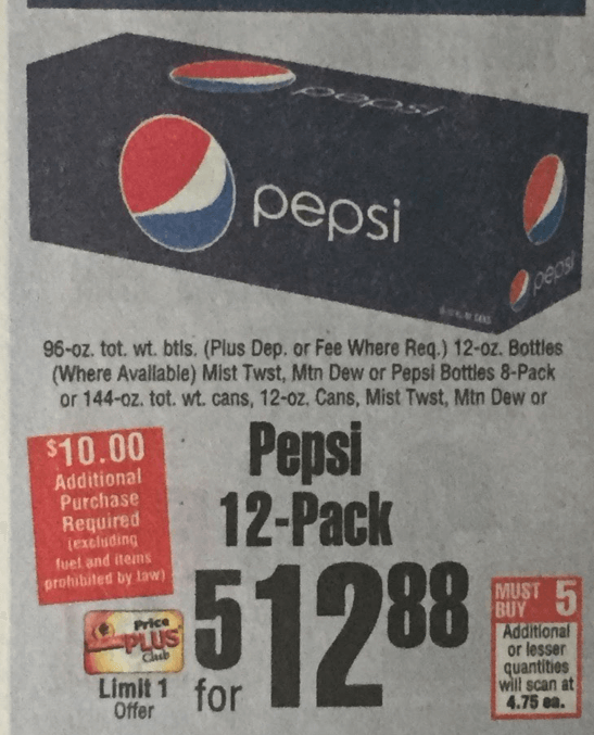 pepsi ad shot