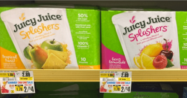 juicy juice splashers shoprite