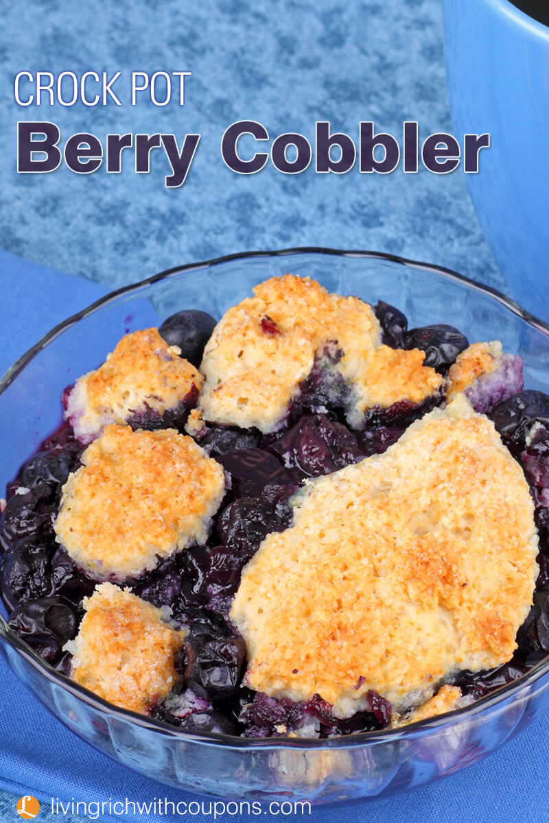 Crock Pot Berry Cobbler Recipe | Living Rich With Coupons®