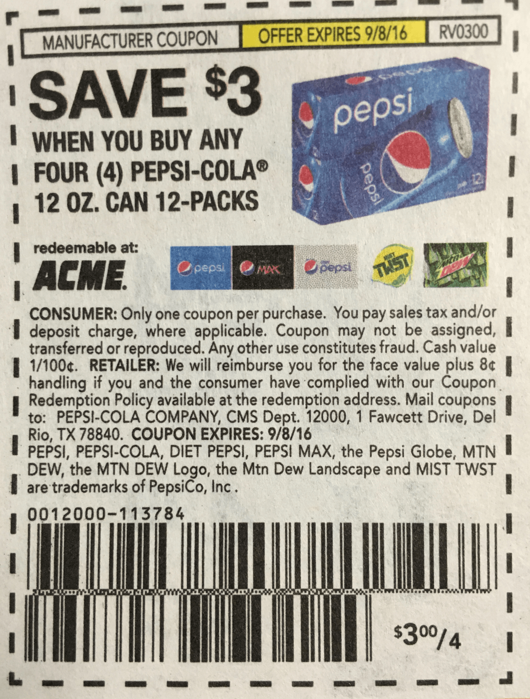 Pepsi Printable Coupons