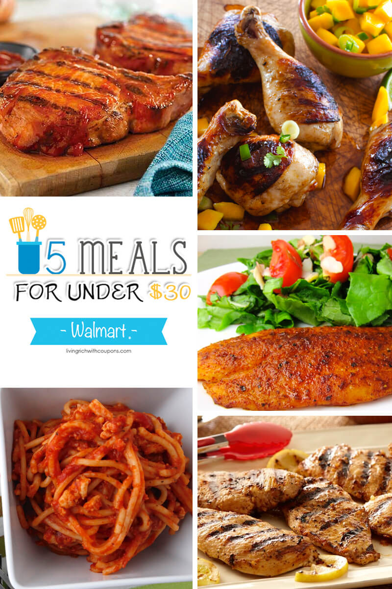 Free Weekly Meal Planning at Walmart