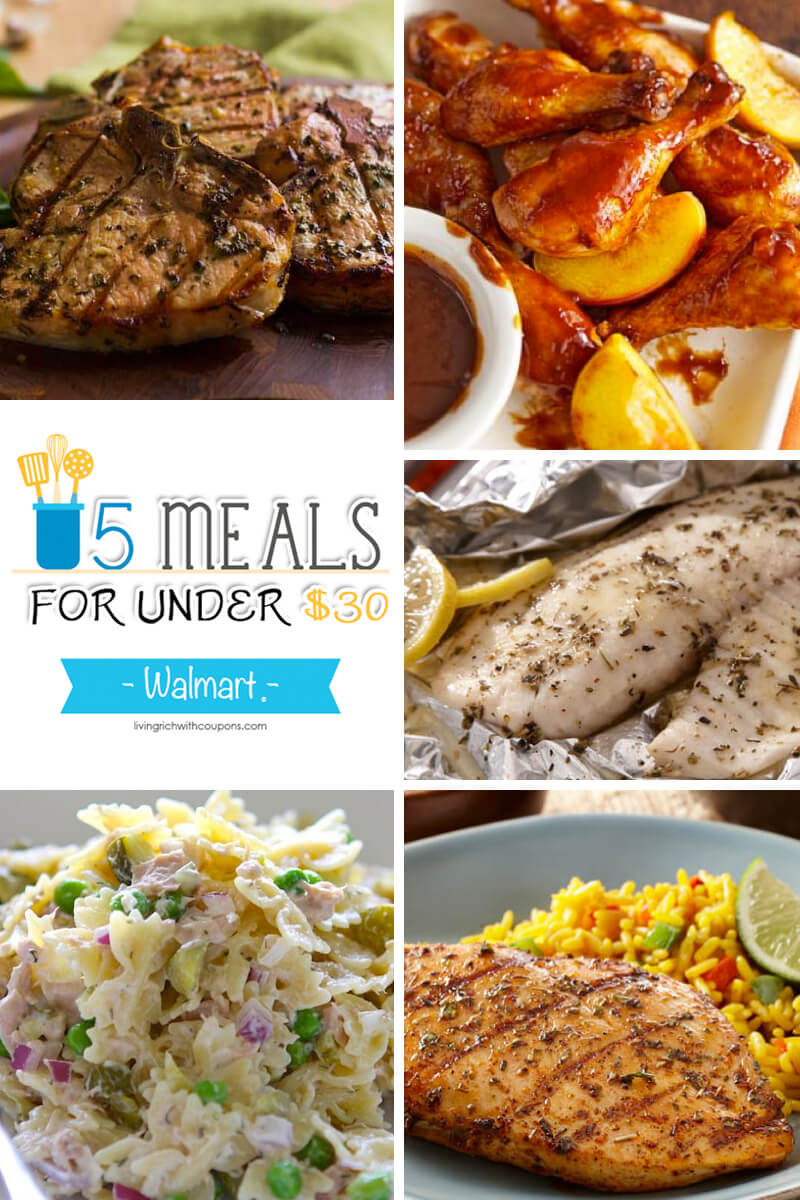 Free Weekly Meal Planning at Walmart