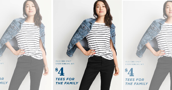 old navy 4 Dollar Tees