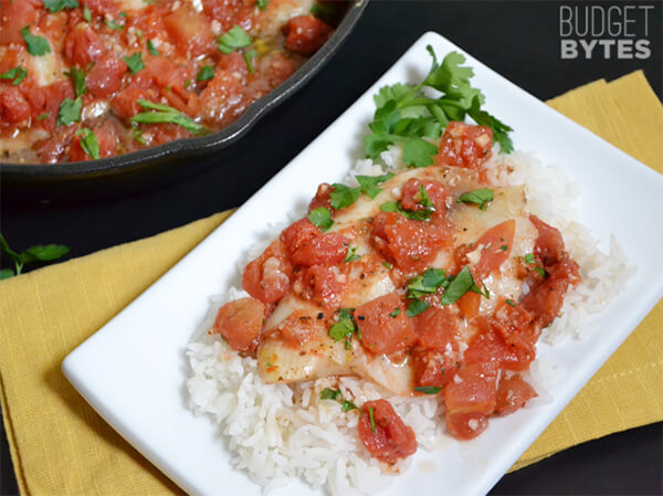 Baked Tilapia with Tomatoes