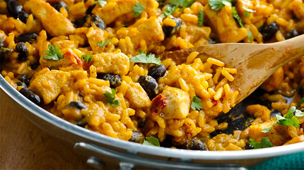 Pumpkin and Black Bean Enchilada Skillet