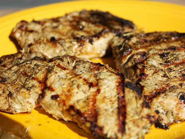 Rosemary Lemon Pork Chops