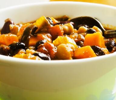 Black Bean Chili with Sweet Potatoes