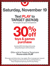 target toy promo