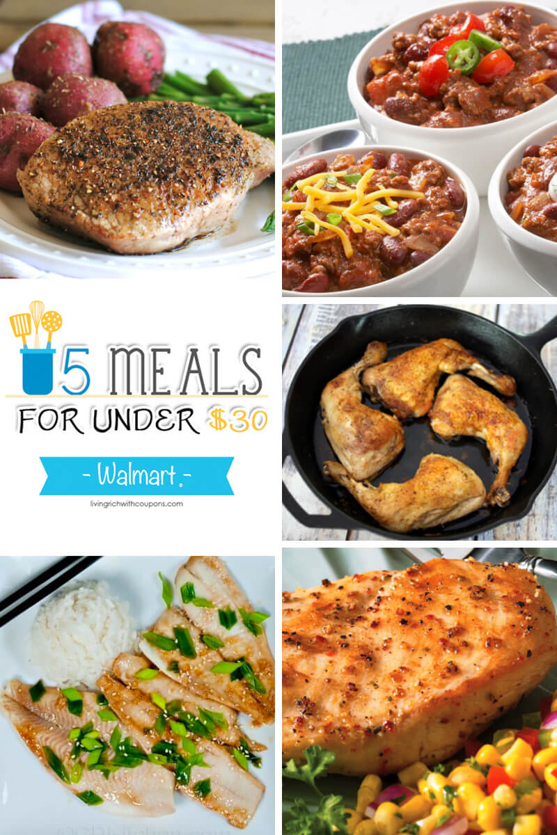 Free Weekly Meal Planning at Walmart