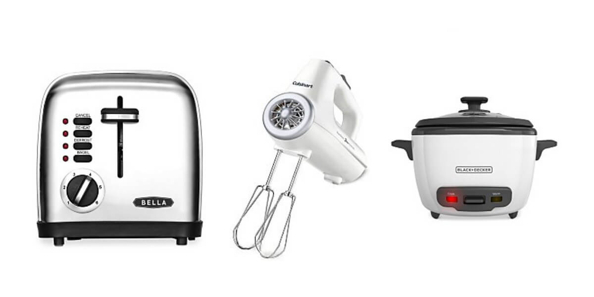 Bella & Black + Decker Small Kitchen Appliances for $7.99