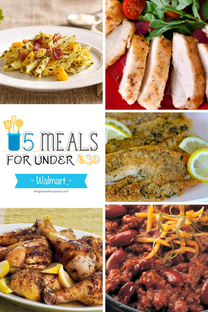 Free Weekly Meal Planning at Walmart