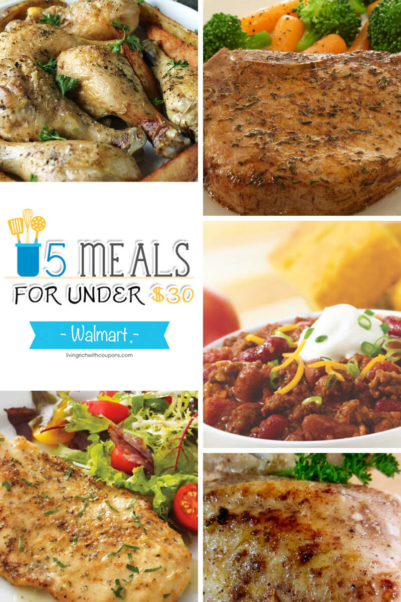 Free Weekly Meal Planning at Walmart