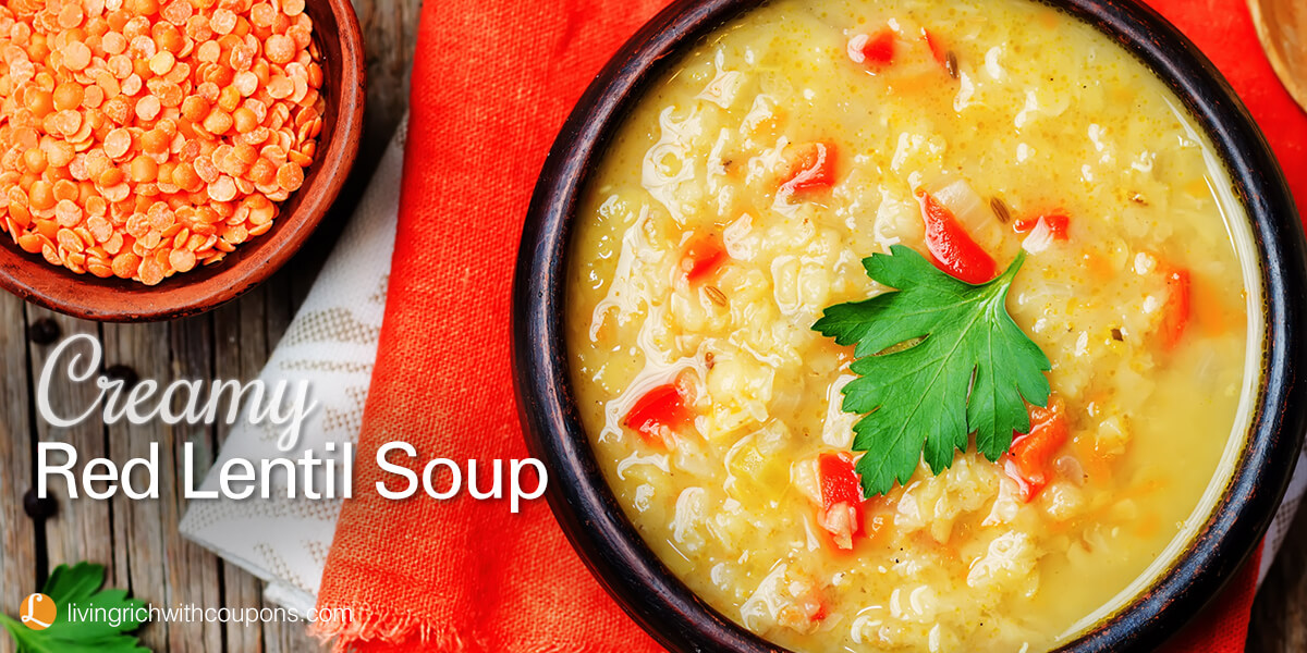 Creamy Red Lentil Soup