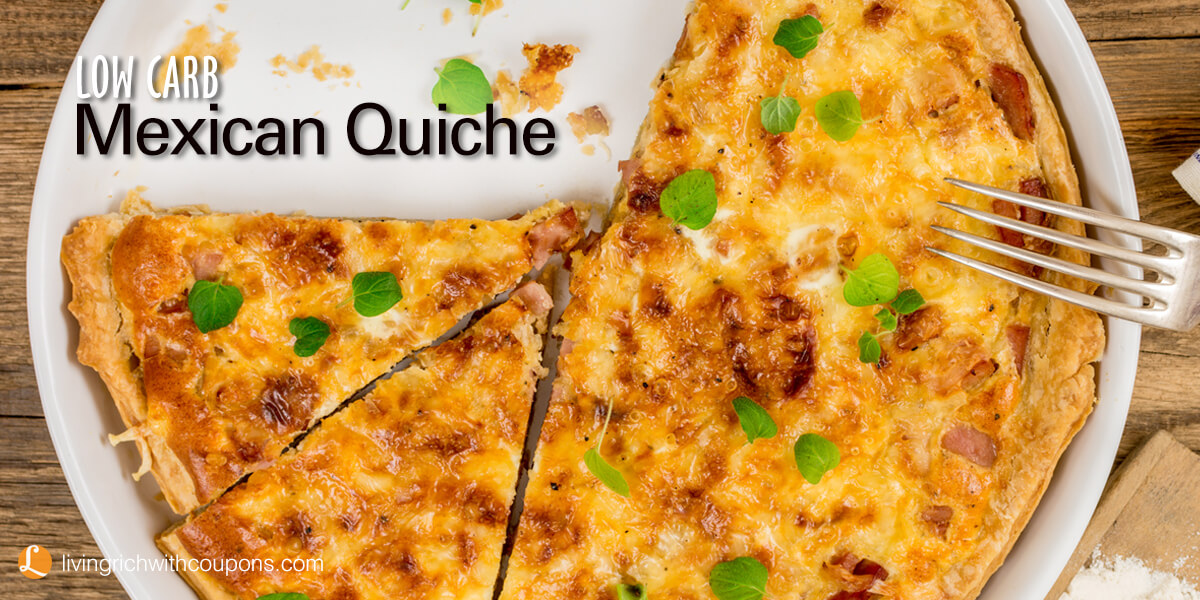 Low Carb Mexican Quiche