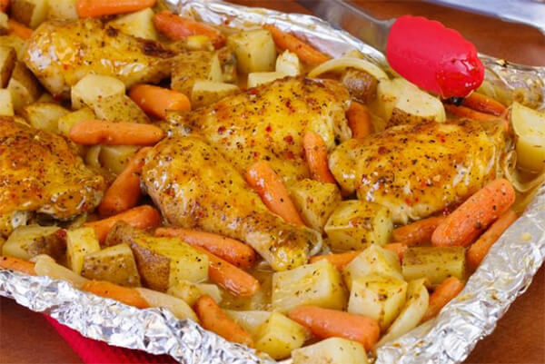 Roasted Italian Chicken and Vegetables