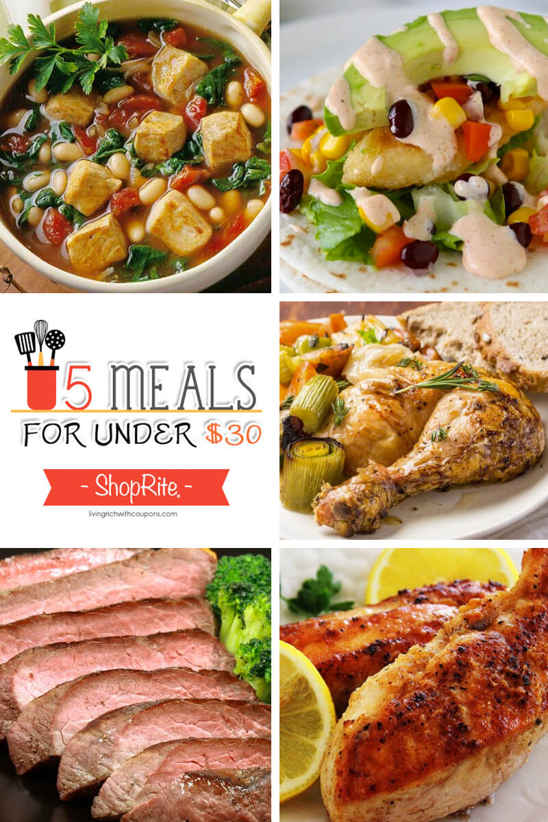 Free Weekly Meal Planning at ShopRite