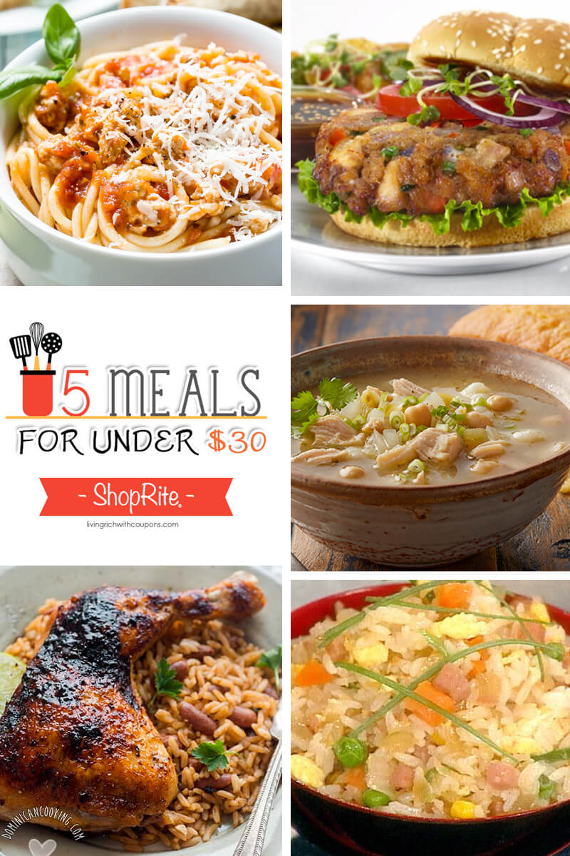 Free Weekly Meal Planning at ShopRite