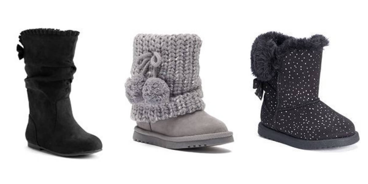 kohls boots for toddlers