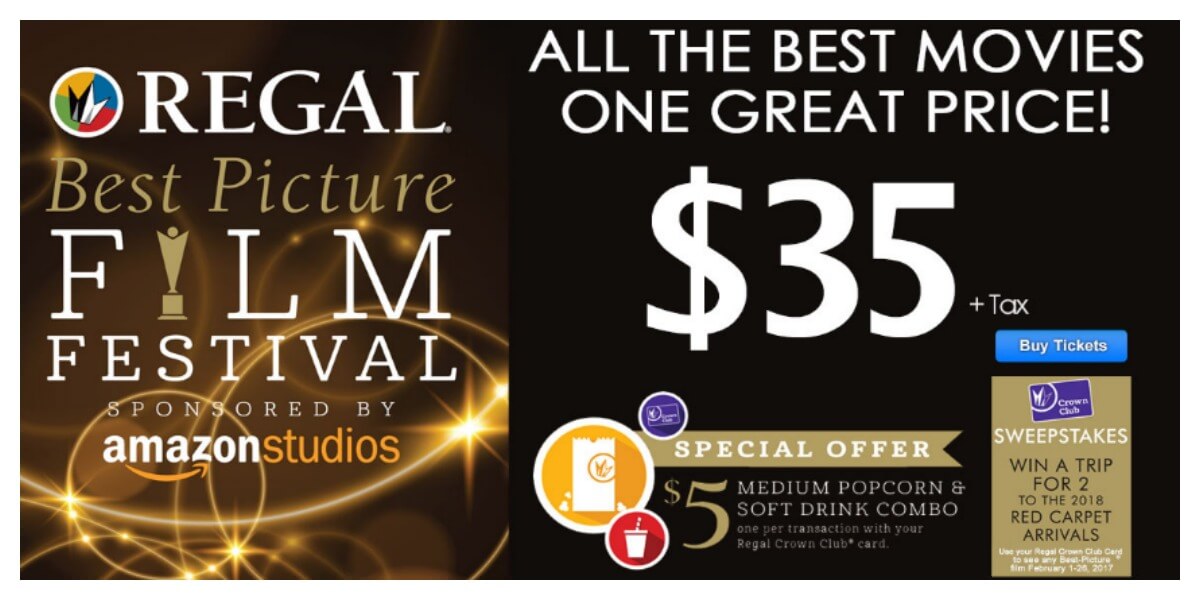 Regal Best Picture Festival Pass See NINE Oscar Nominated Movies For