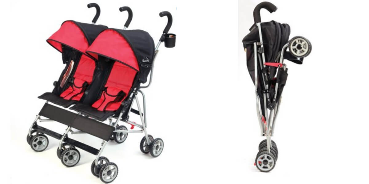 kolcraft stroller double