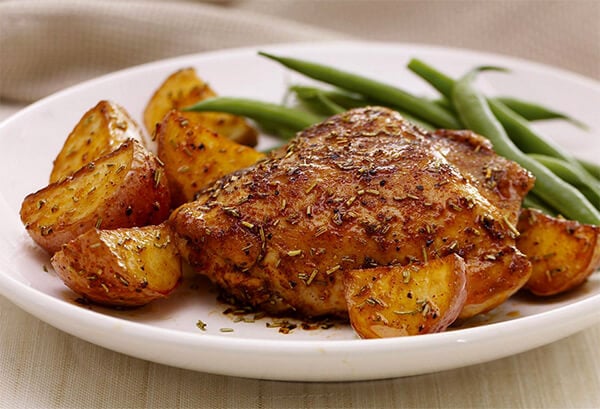 Rosemary Roasted Chicken with Potatoes