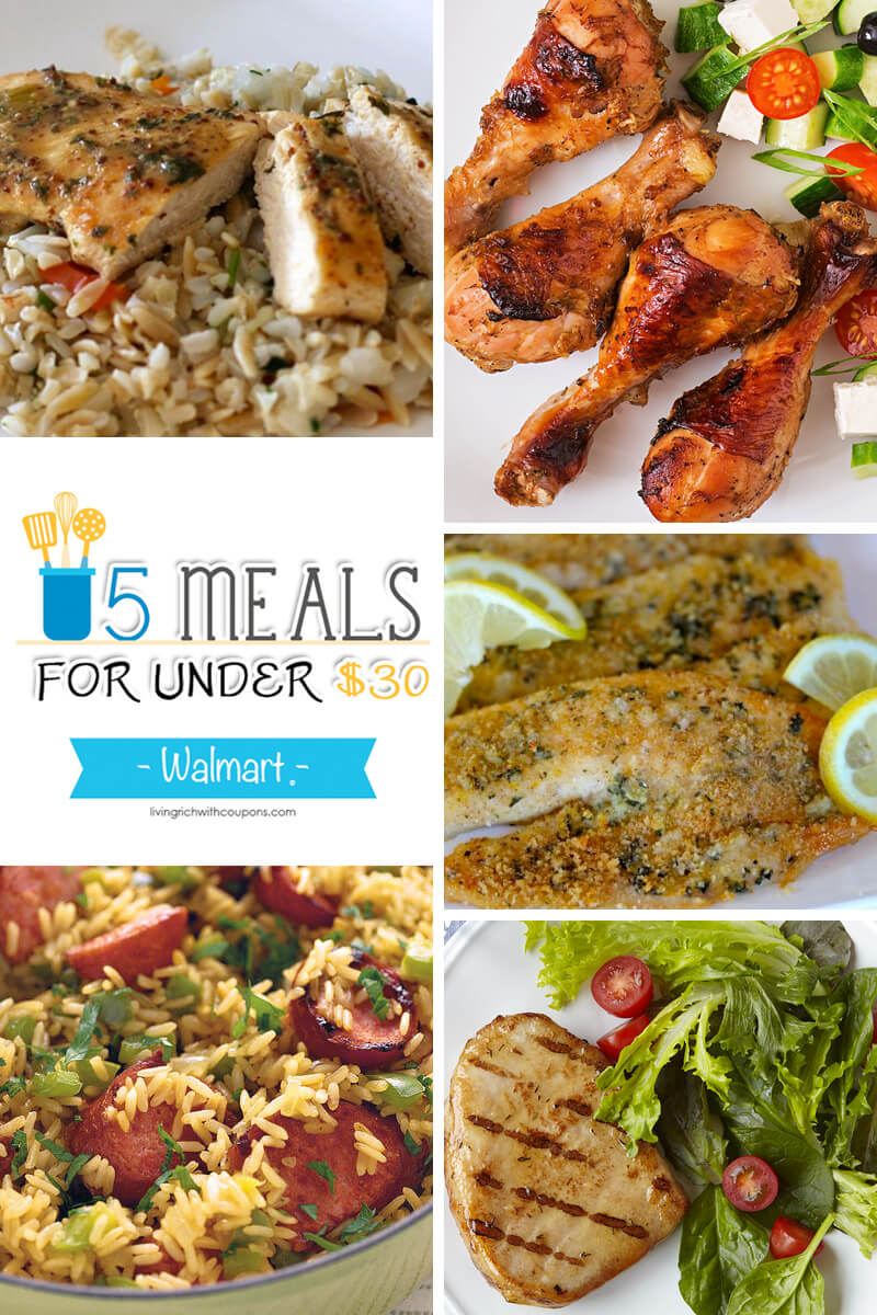 Free Weekly Meal Planning at Walmart