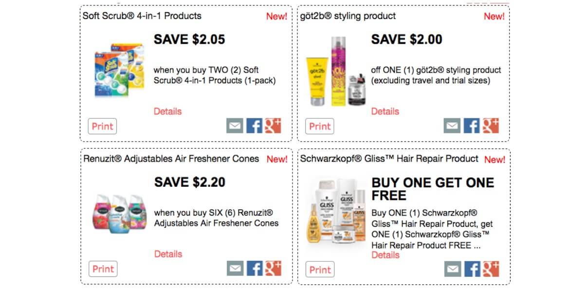 Over $45 in New Red Plum Printable Coupons Save on Soft Scrub
