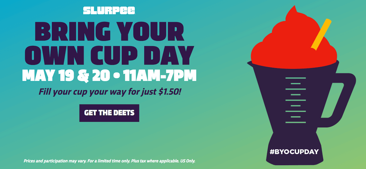 7Eleven Slurpee Bring Your Own Cup Day {5/19 & 5/20} Living Rich