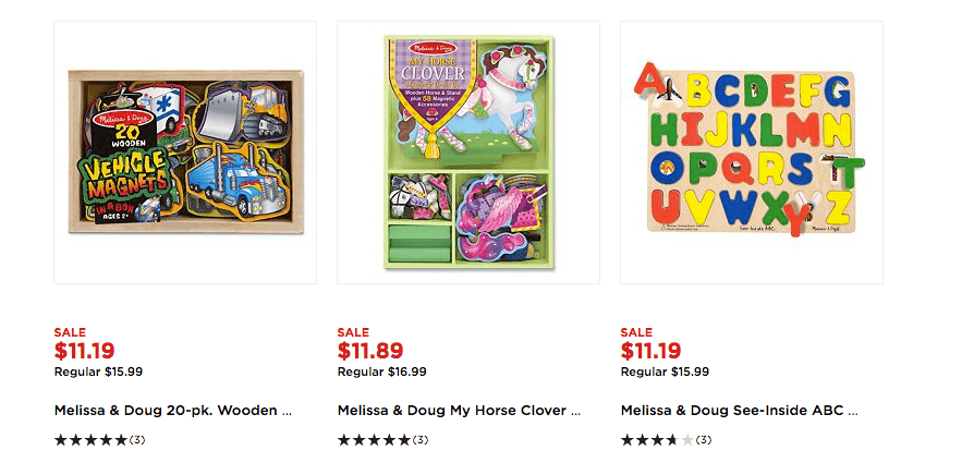 kohl's melissa and doug coupon