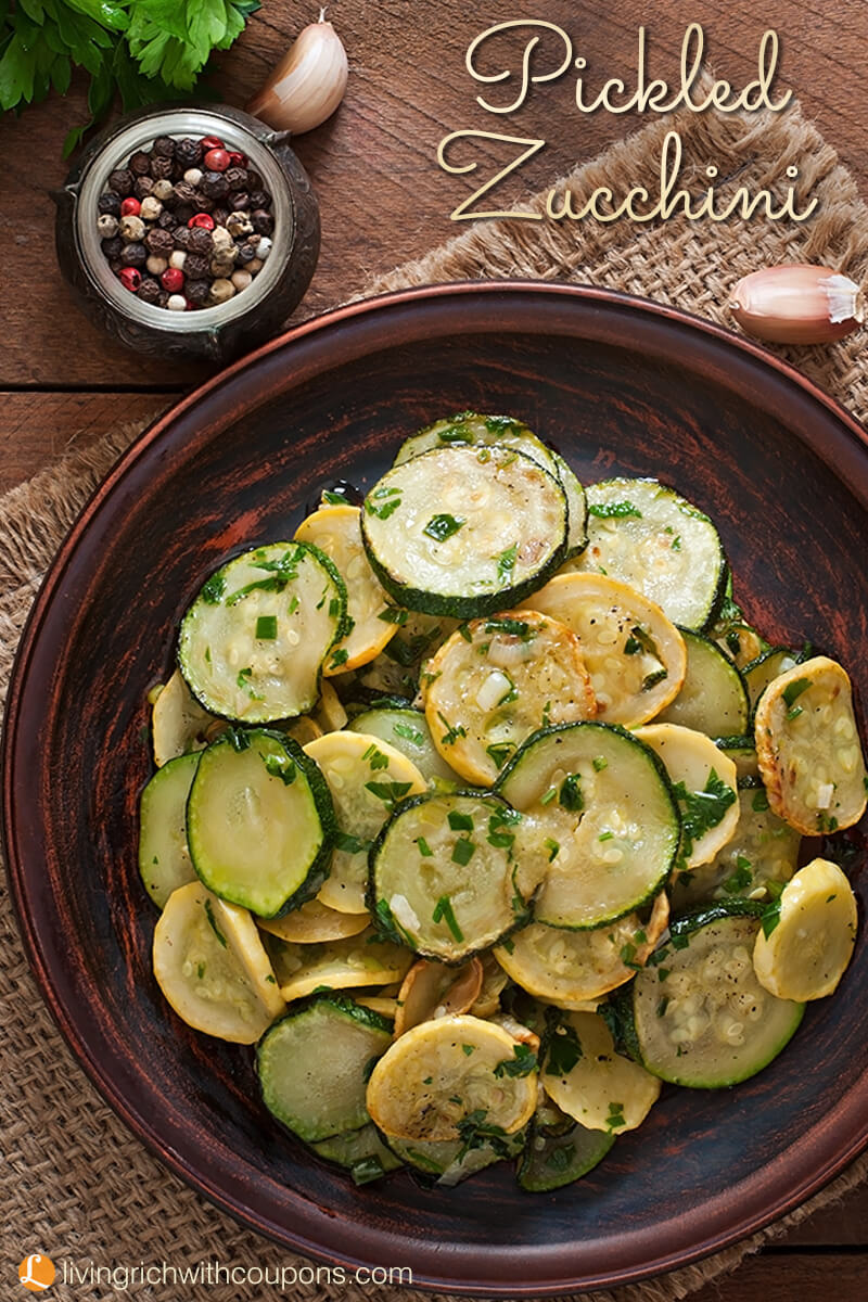 Pickled Zucchini