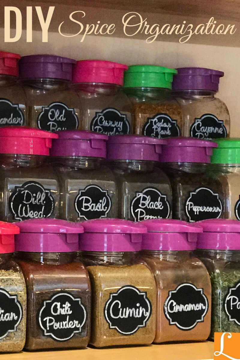 The Best DIY Hack for Organizing Spices in a Cabinet - Joyful