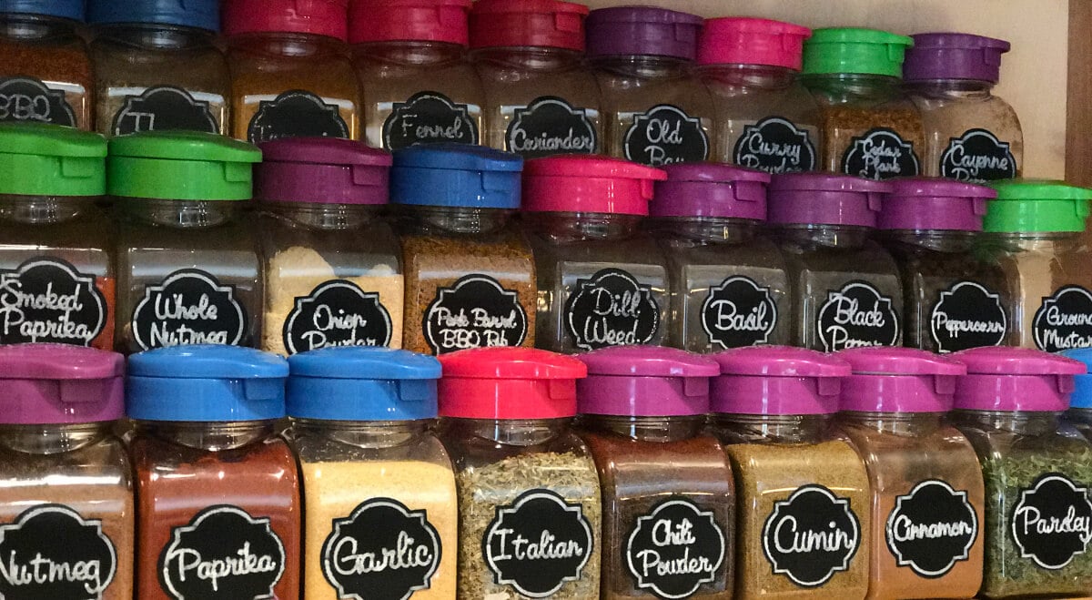 The Best DIY Hack for Organizing Spices in a Cabinet - Joyful