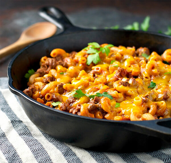 Grandmas One Pan Hamburger Helper