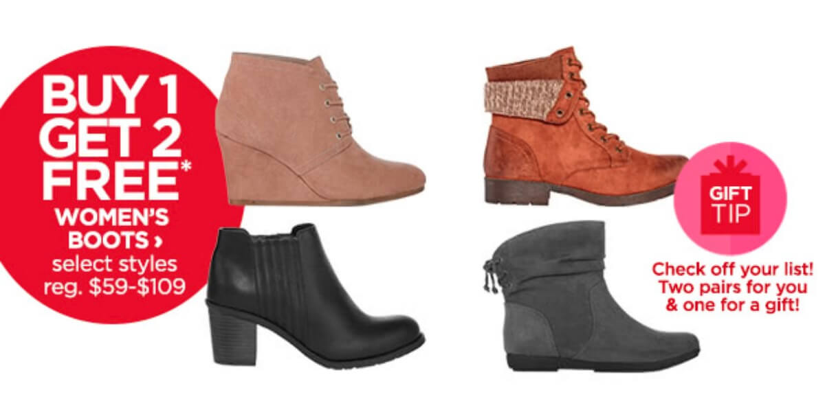 jcpenney red boots