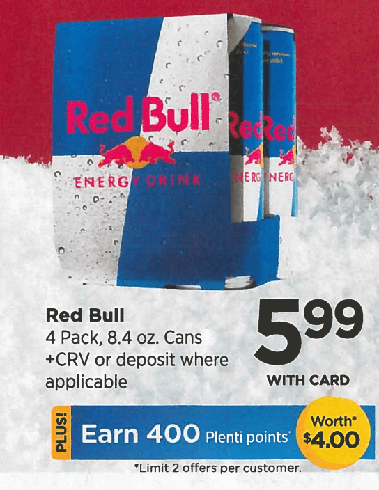 Red Bull Just $0 50 Per Can at Rite Aid {No Coupons Needed 12/6 12/9