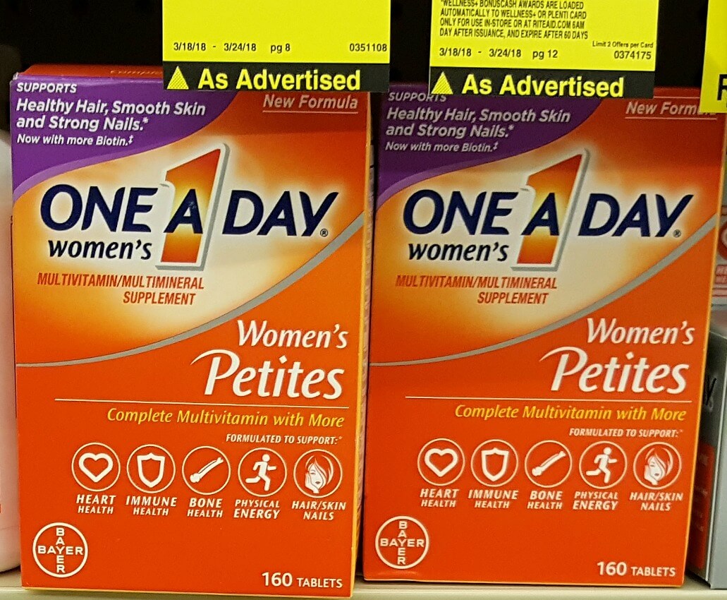 4 FREE One A Day Women s Petites Vitamins At Rite Aid Living Rich