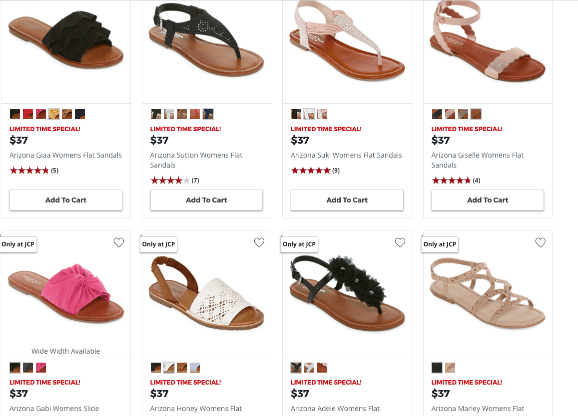jcpenney online shoes