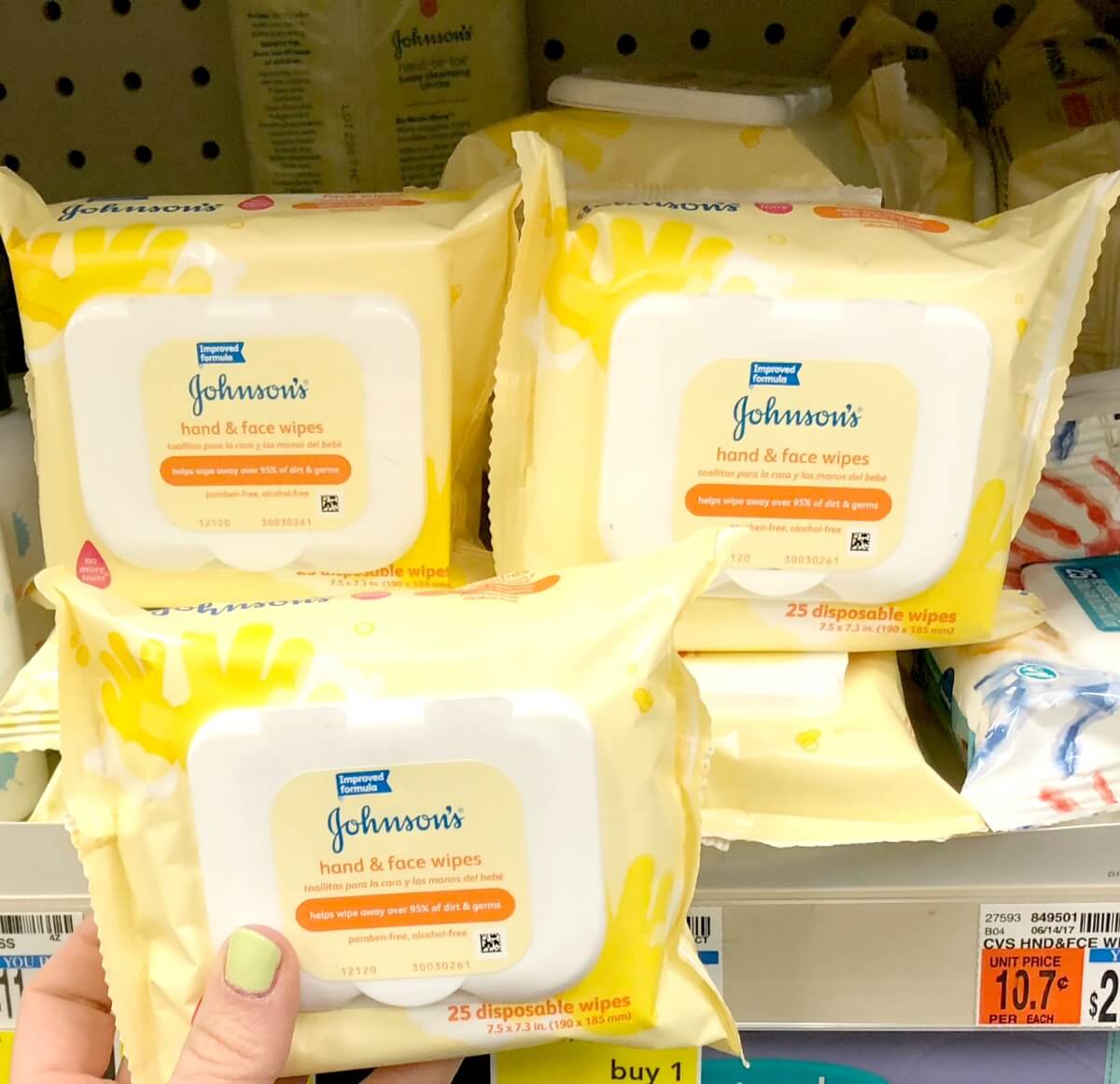 hand and face wipes