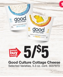 Good Culture Cottage Cheese Cups Only 0 50 At Stop Shop And