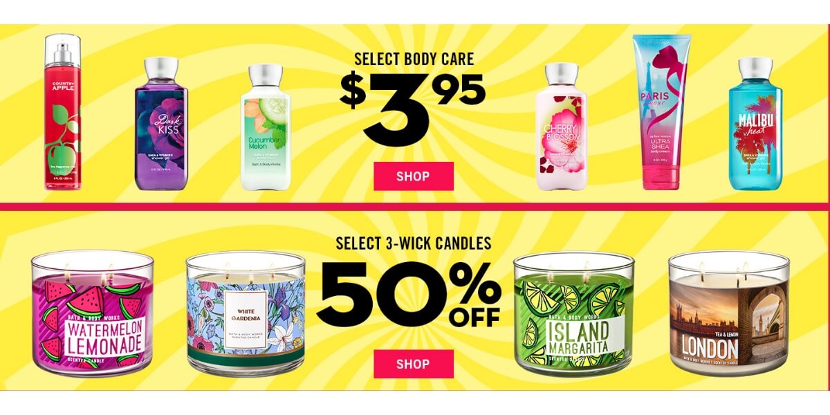 Bath & Body Works Semi-Annual Sale: 50% Off Candles, Lotions, and More