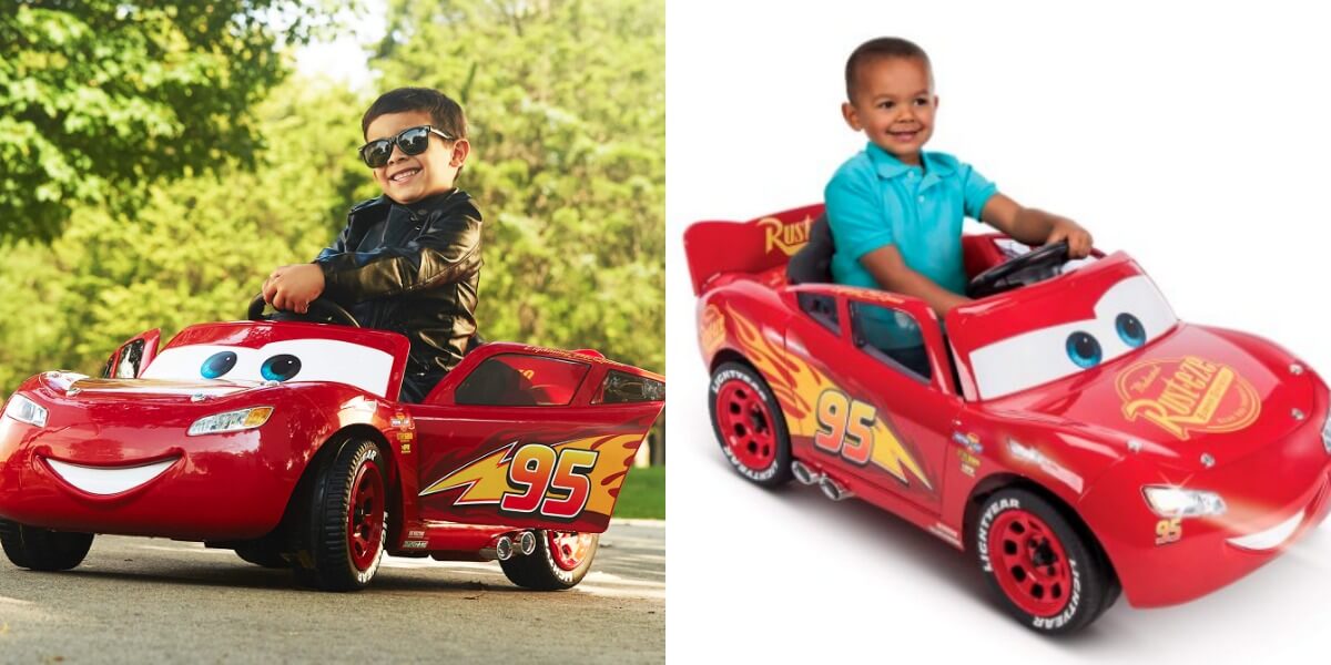 NEW- Disney Pixar Cars 3 Lightning McQueen 6V Battery-Powered Ride