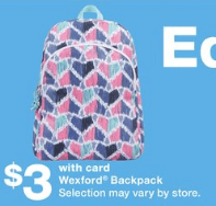 walgreens backpacks $3