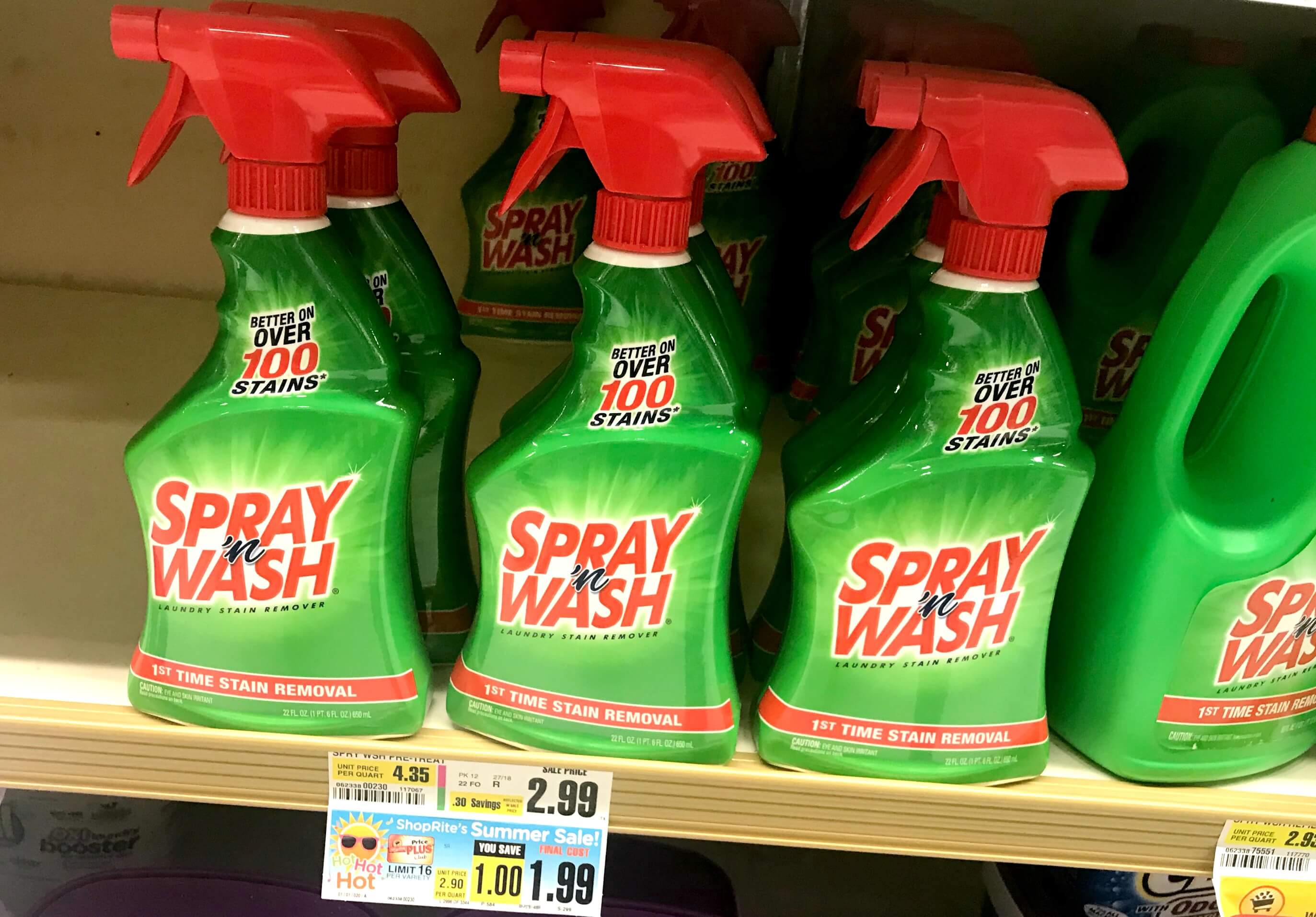 Spray N Wash Laundry Pre-Treater Stain Stick 3 oz