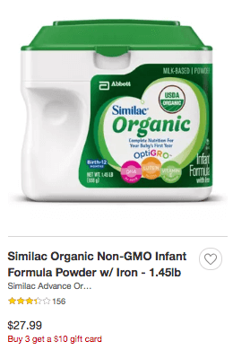 similac organic target