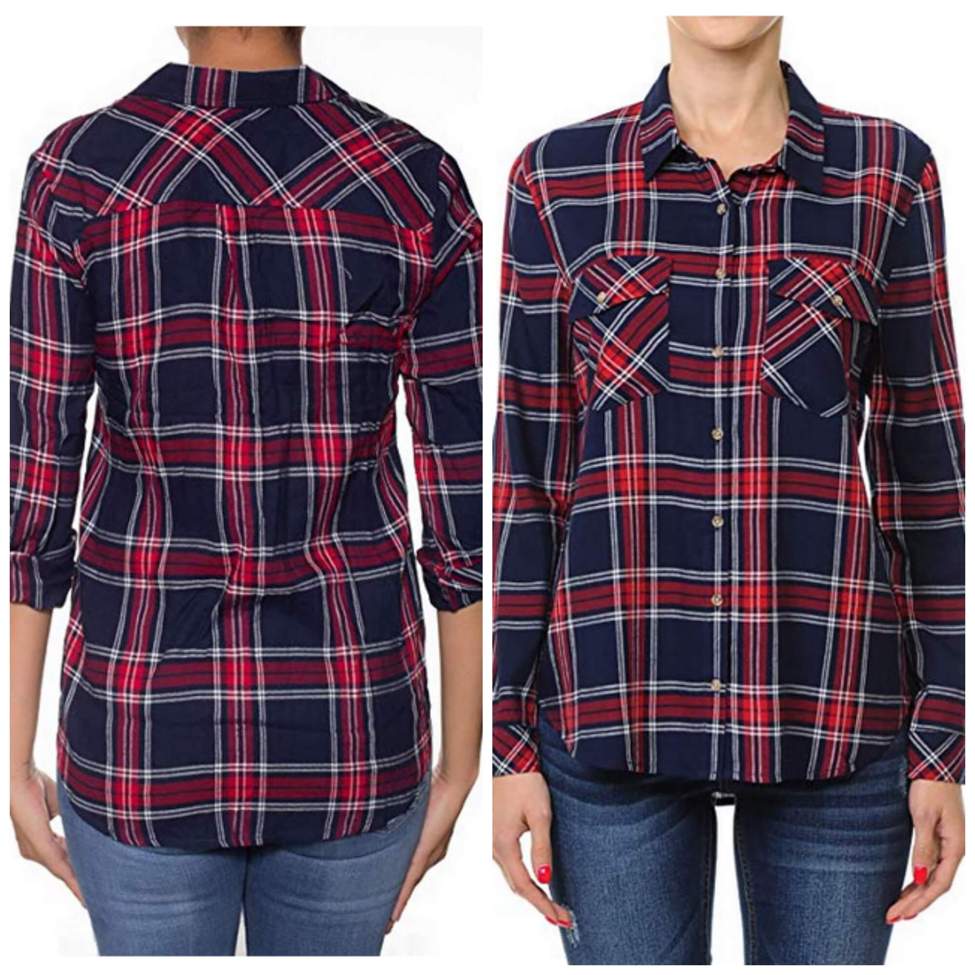 women's flannel shirts made in usa