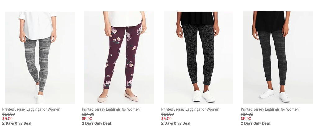 women's leggings under $5