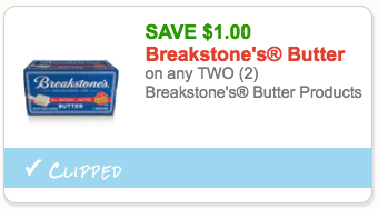 Breakstone's Butter Unsalted Sticks - 4 ct