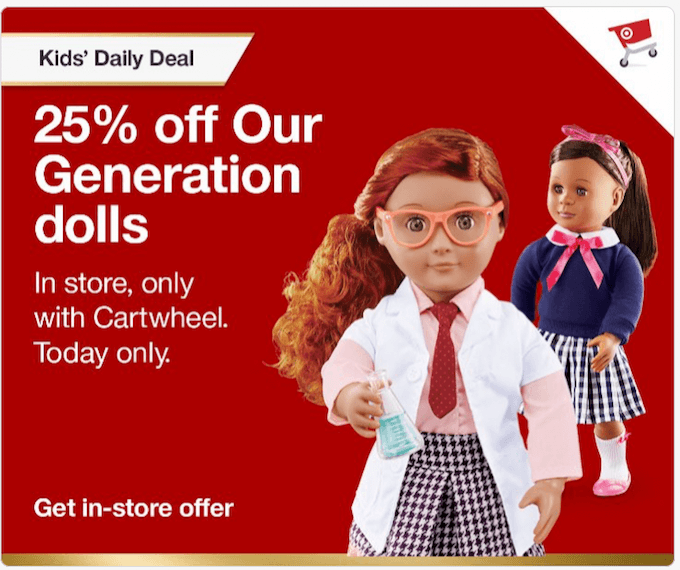 target kids daily deals