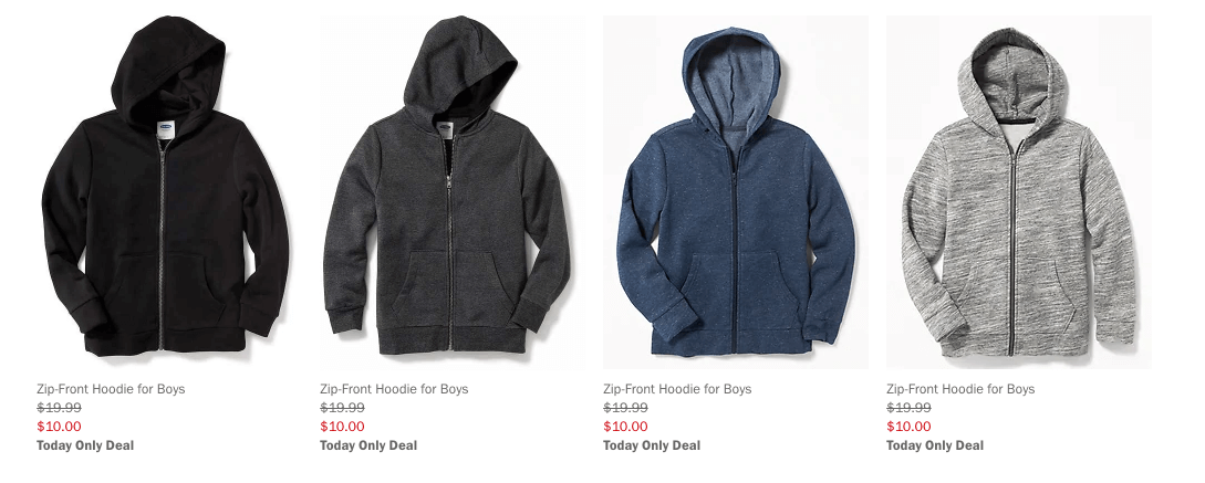 old navy full zip hoodie