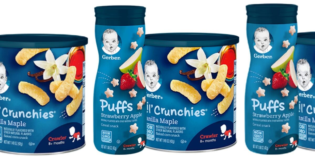 gerber puff flavors